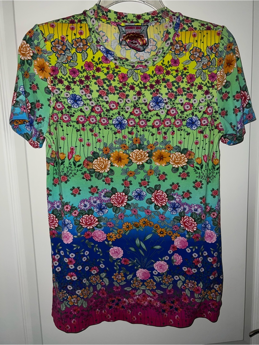 Jonny Was Field of Dreams multi colored short sleeve
